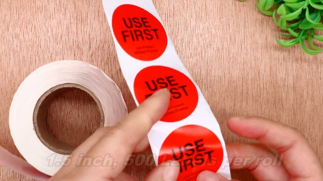Amazon.com : Hybsk USE First Stickers Restaurant Food